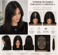 Topper de Cabello Natural 8x12  (30 cm)