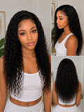 Peluca Lace Front Cabello Natural Lace Front Rizada Negra