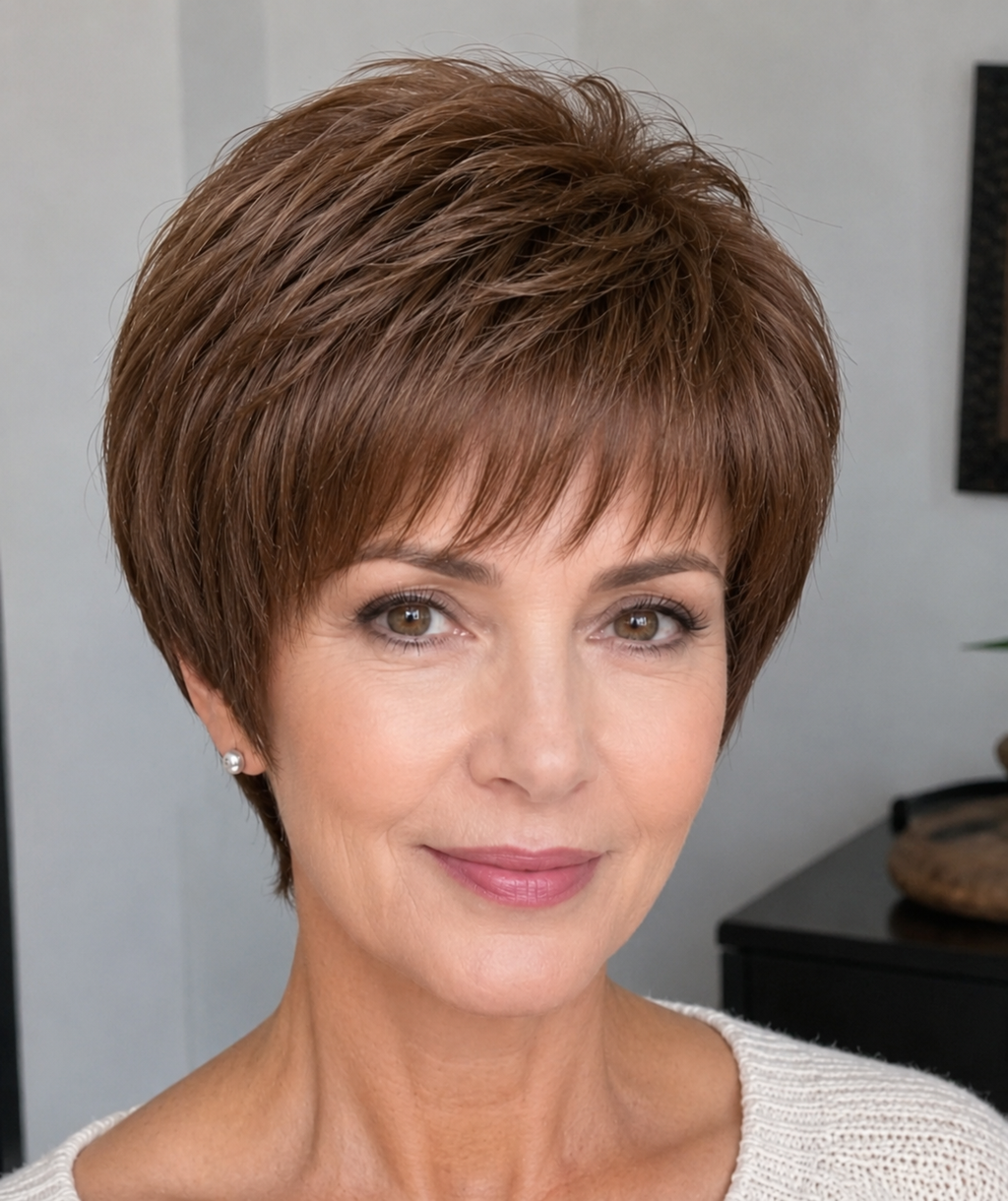 Peluca Pixie de Pelo Natural