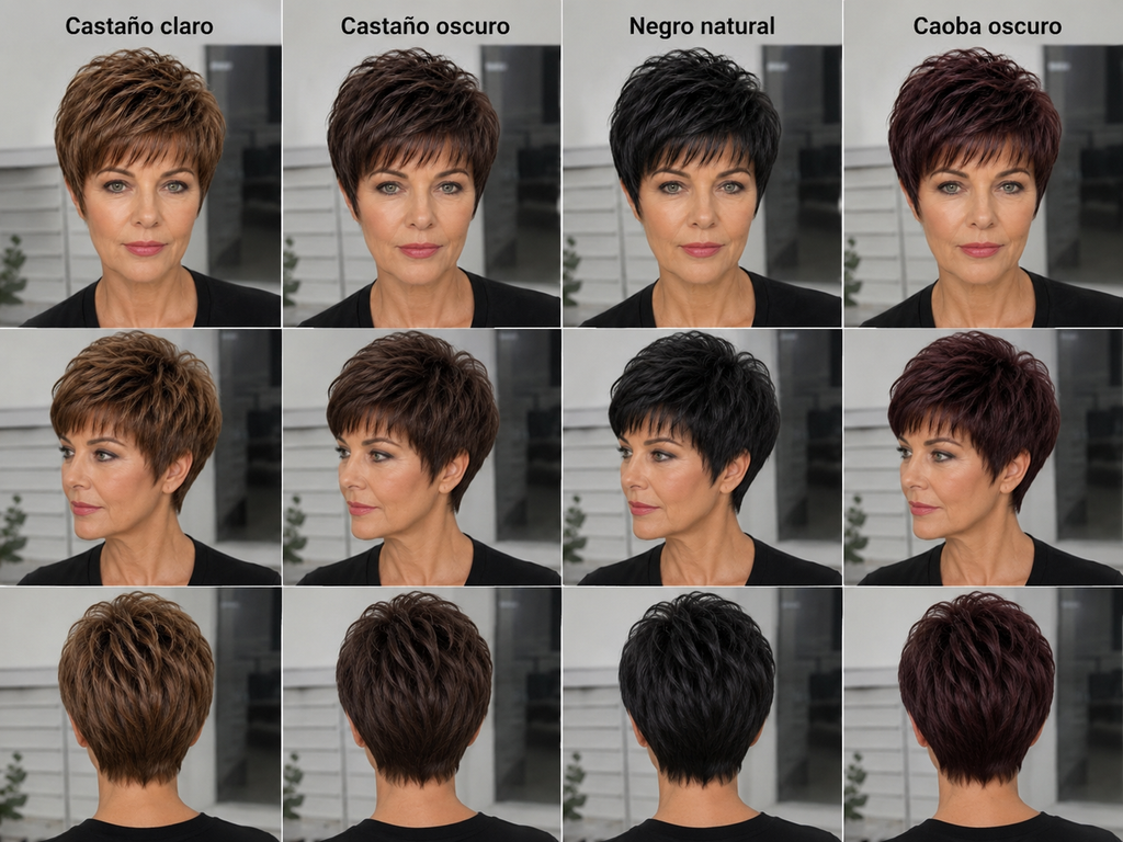 Peluca Pixie de Pelo Natural